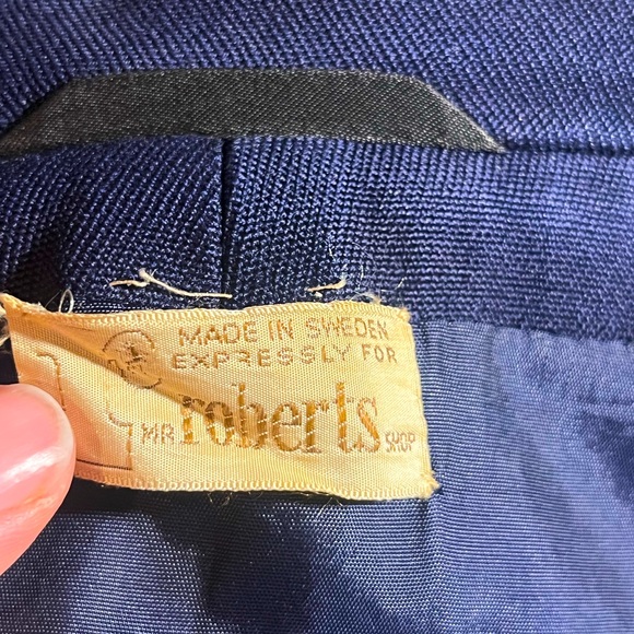 Vintage Women’s Mr. Roberts Trench coat | Dark Navy Blue | Medium | 1970’s | - Picture 5 of 13